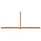 Ekena Millwork Eugene Smooth Timber Gable Bracket, Western Red Cedar, 108"W x 45"H x 1 1/2"D x 3 1/2"F, 10/12 Pitch GBW108X45X0204EUG00SWR - alternate 1